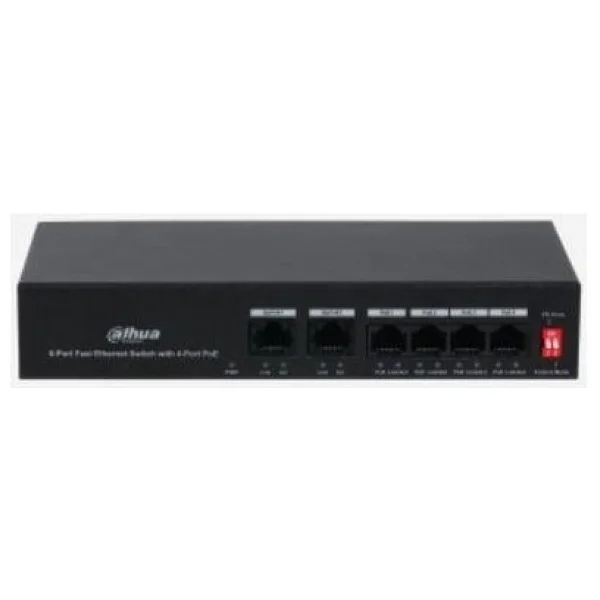 Dahua PFS3006-4ET-36 6 Port 10/100 Mbps Switch - Görsel 5