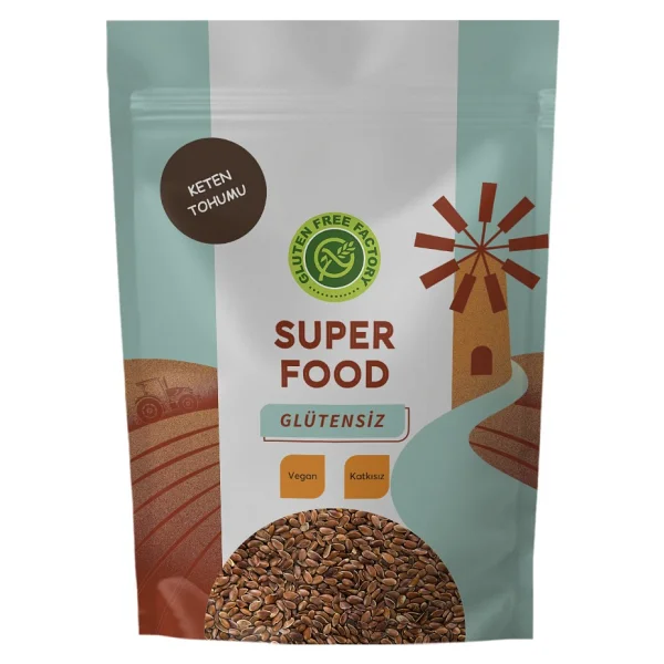 Glutensiz Fabrika Keten Tohumu 1 kg - Görsel 4