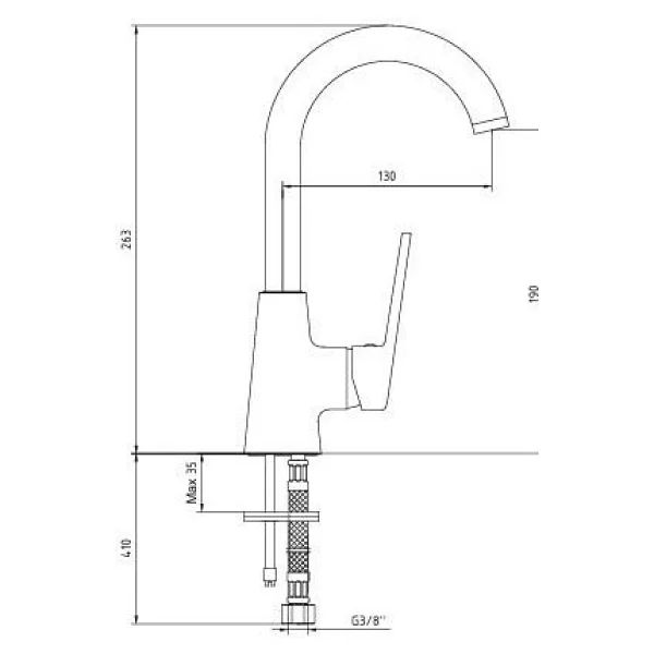 AR Fine 102188145 Lavabo Bataryası - Görsel 2