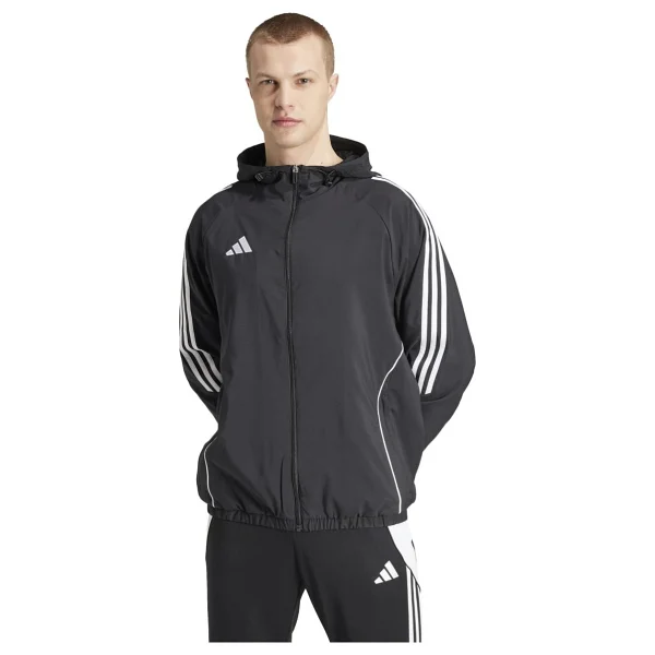 Adidas Tiro 24 Windbreaker IM8806 Kapüşonlu Siyah Erkek Rüzgarlık - Görsel 6
