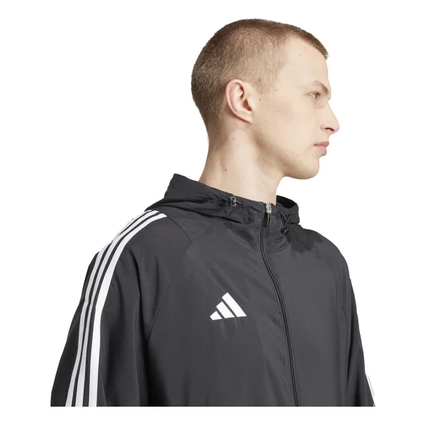 Adidas Tiro 24 Windbreaker IM8806 Kapüşonlu Siyah Erkek Rüzgarlık - Görsel 8