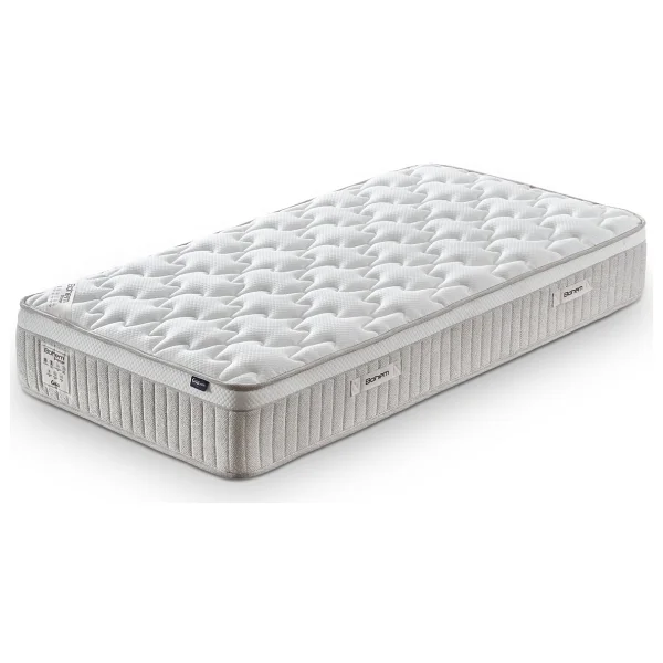 Cennet Yatak Bohem Prime Tek Kişilik Premium Ortopedik Pocket Yaylı Yatak Isı Dengeleyici Konfor ve Sessiz Uyku - Krem - 100 x 200 cm - Görsel 6