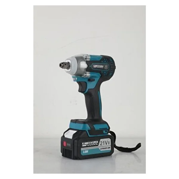 Belirtilmemiş Kimmeer Plus Süper 8 Li Set Darbeli Matkap 21 Watt Güçlü Akülü 13 mm Anahtarsız Mandren Seti - Görsel 8