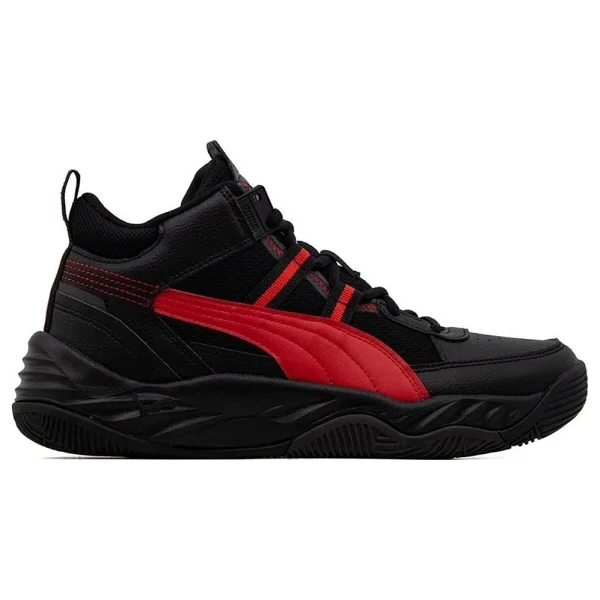 Puma Rebound Future Nextgen 392329-03 Siyah-Kırmızı Basketbol Ayakkabısı - Görsel 7