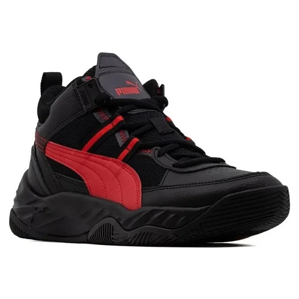 Puma Rebound Future Nextgen 392329-03 Siyah-Kırmızı Basketbol Ayakkabısı - Görsel 3