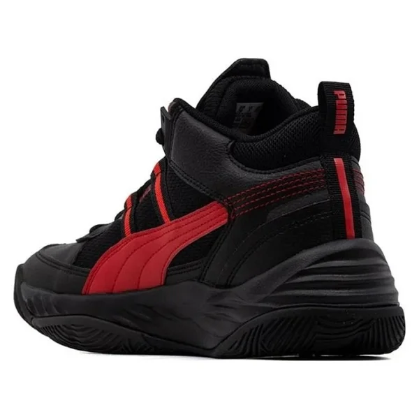 Puma Rebound Future Nextgen 392329-03 Siyah-Kırmızı Basketbol Ayakkabısı - Görsel 4