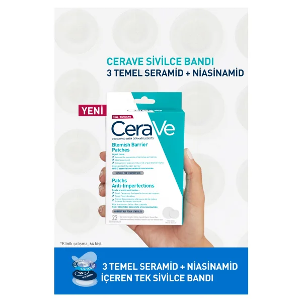 Cerave Blemish Barrier 22'li Sivilce Bandı - Görsel 7