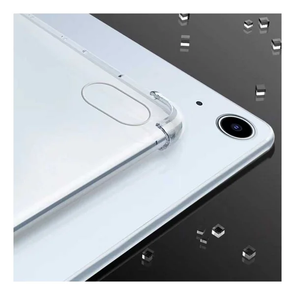 iPad 10.9 2022 (10.nesil) - Uyumlu Uyumlu Omsy Tablet Nitro Anti Shock Silikon Kapak-Renksiz - Görsel 3
