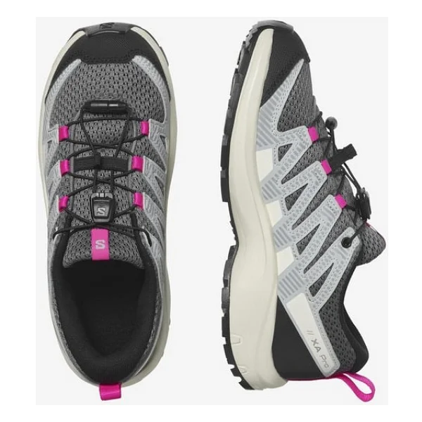 Salomon XA Pro V8 L47289100 Gri Çocuk Outdoor Ayakkabı - Görsel 4
