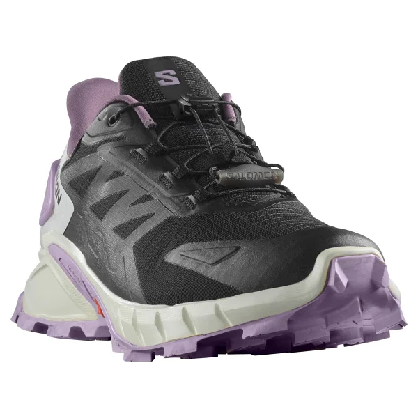 Salomon Supercross 4 Gore-Tex L47461800 Siyah-Mor Kadın Outdoor Ayakkabı - Görsel 2