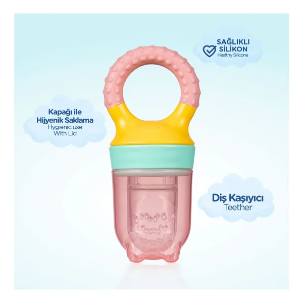 Wee Baby Meyve Süzgeci Pembe - Görsel 3