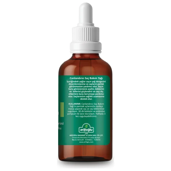 Arifoğlu Canlandırıcı 30 ml Saç Bakım Yağı - Görsel 8
