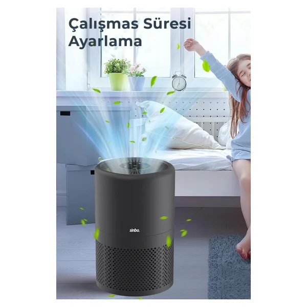 Sinbo SAP-5508 Siyah Hava Temizleyici - Görsel 2