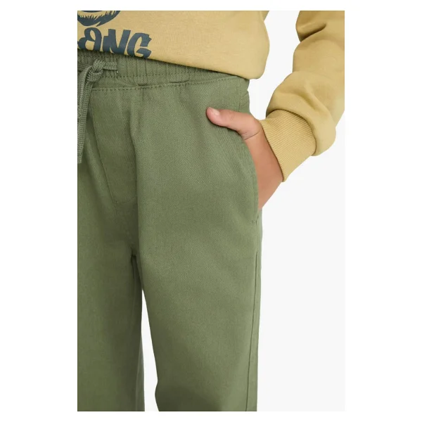 DeFacto Erkek Çocuk Jogger Fit Gabardin Pantolon F5038A825WN - Haki-KH92 - 7 - 8 Yaş - Görsel 6
