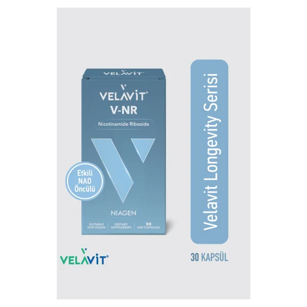 Velavit V-NR Nicotinamide Riboside 30 Kapsül - Görsel 7