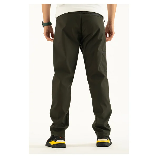 İçi Polar Su İtici Rüzgar Geçirmez Kışlık Softshell Erkek Outdoor Pantolon - Görsel 7