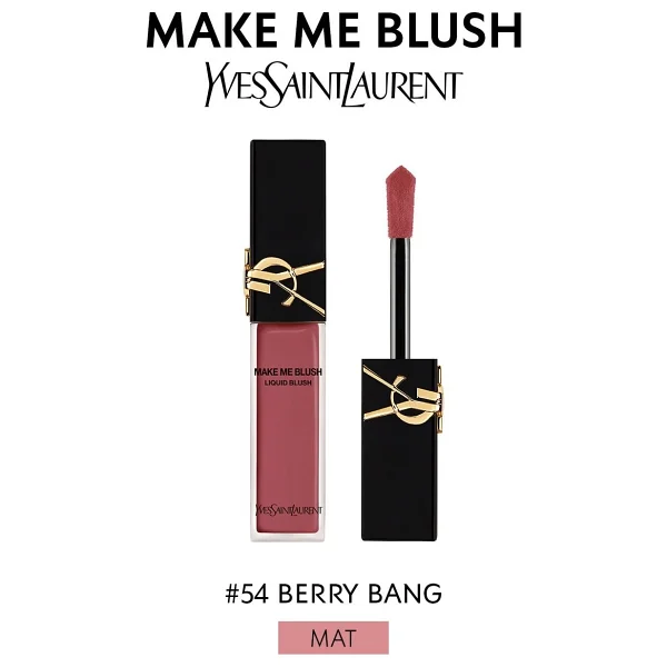 Yves Saint Laurent Make Me Blush 54 Berry Bang Likit Allık - Görsel 8