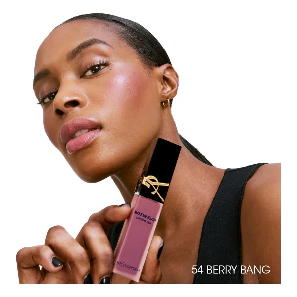 Yves Saint Laurent Make Me Blush 54 Berry Bang Likit Allık - Görsel 10