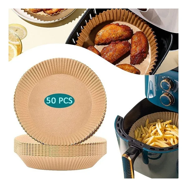 Yuvarlak Airfryer Pişirme Kağıdı - Görsel 4