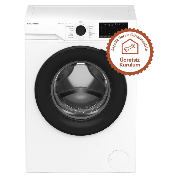 Grundig GPWM 91613 A 1000 Devir 9 kg Çamaşır Makinesi - Görsel 5