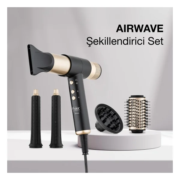 Fakir Airwave 5in1 Saç Şekillendirme Seti - Görsel 6