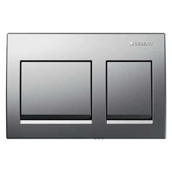 Geberit ALPHA35 115.045.21.5 Çift Basmalı Parlak Krom Kumanda Paneli - Görsel 4