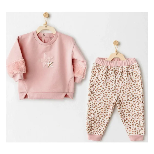 AndyWawa Little Leopard AC26233 2'li Kız Bebek Takımı - Görsel 2