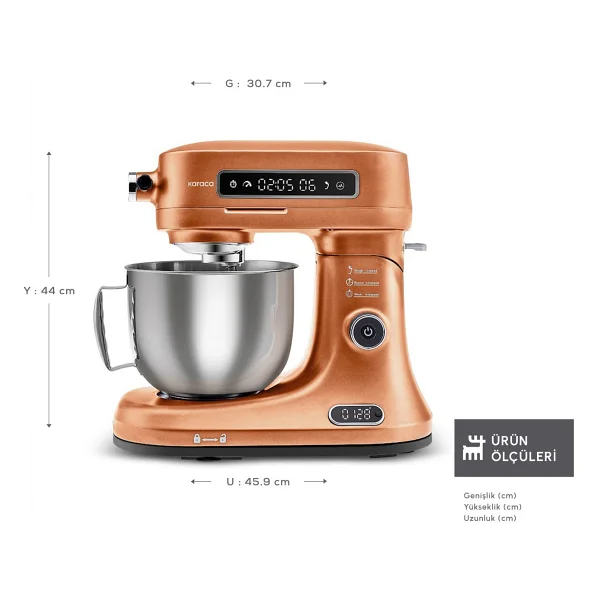 Karaca Pro Artisan 1600 W 5 lt Tartılı Mutfak Şefi - Görsel 2