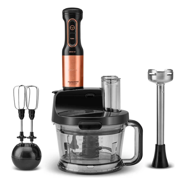 Karaca Mastermaid Prosteel Black Copper 2000 W Mutfak Robotu - Görsel 6