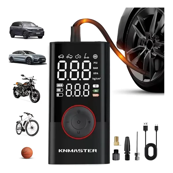 Knmaster LP200 150 PSI Dijital Şarjlı Araç Hava Kompresörü - Görsel 3