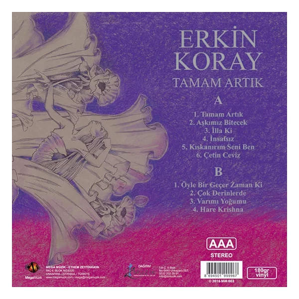 Erkin Koray - Tamam Artık Plak - Görsel 2
