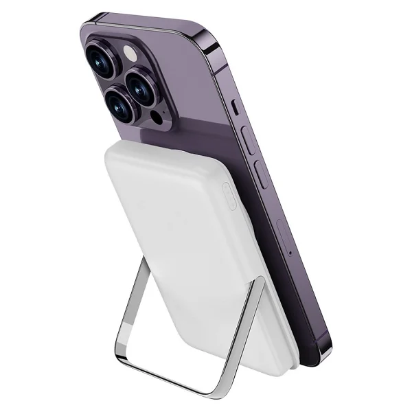 Wiwu Gentleman Wi-P011 Beyaz 10000 mAh Kablosuz Hızlı Şarj Powerbank - Görsel 5