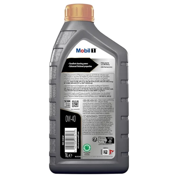 Mobil 1 FS 0W-40 1 lt Motor Yağı - Görsel 2