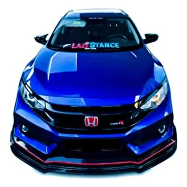 Honda Civic Fc5 Typer 3 Parça Ön Lip (Plastik) - Görsel 2