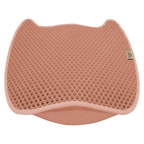 Cattie Taraklı Model Kum Toplayıcı Fonksiyonel Kedi Paspası Pink - Kedi Model M Boy 50-50CM - Görsel 5