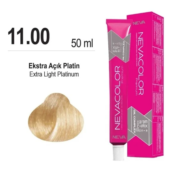 Neva Color Premium 11.00 Ekstra Açık Platin Saç Boyası - Görsel 5