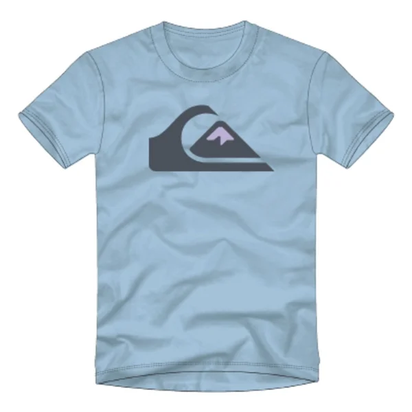 Quiksilver Comp Logo EQYZT06534 Kısa Kollu Erkek Bisiklet Yaka Tişört - Görsel 2