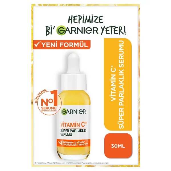 Garnier C Vitamini Parlak Süper Aydınlatıcı Yüz Serumu 30 ml - Görsel 5