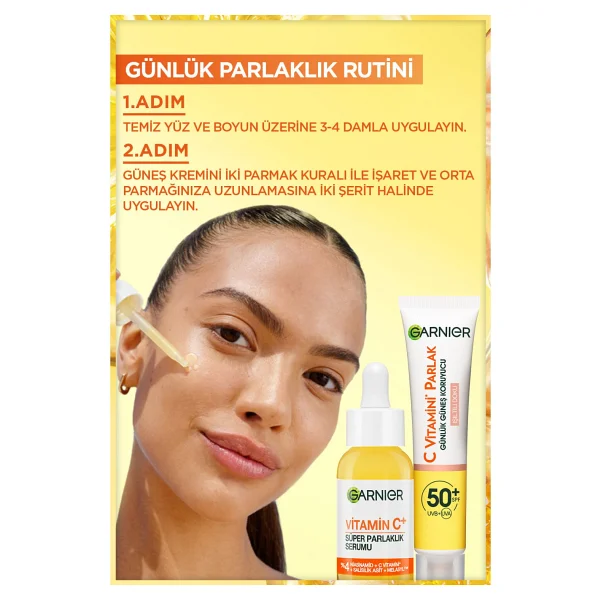 Garnier C Vitamini Parlak Süper Aydınlatıcı Yüz Serumu 30 ml - Görsel 10