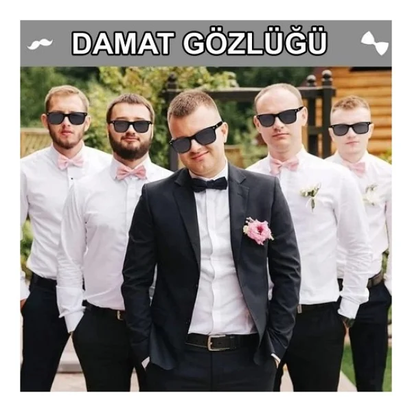 Damat Gözlüğü - Düğün Ve Bekarlığa Veda Partisi Aksesuarı - Görsel 2