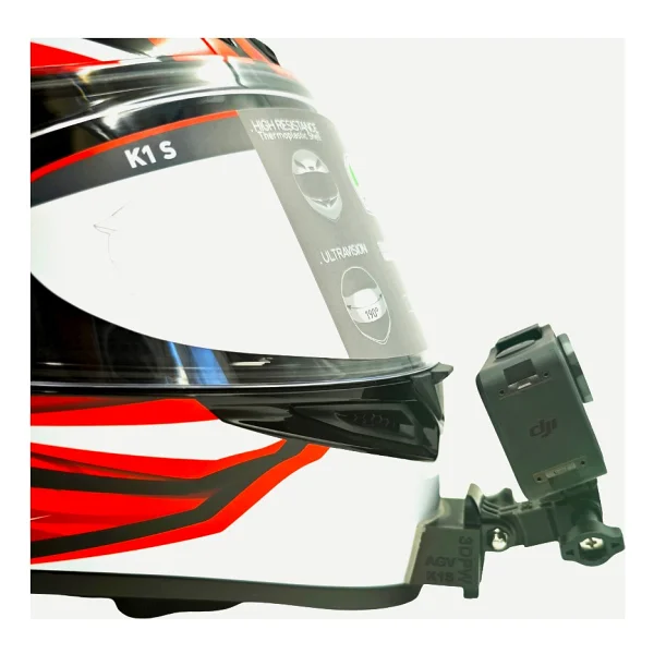 3D Part Works Agv K1 / K1S Kask Orjinal Chinmounts Aksiyon Kamera Chin Mount Çene Bağlantı Aparatı Seti - Görsel 2