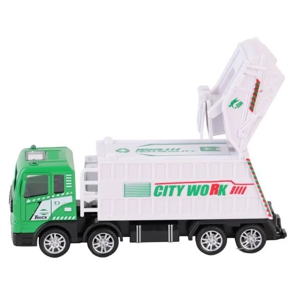 Vardem YH-711-57A Sürtmeli Metal 1:50 Çöp Kamyonu - Görsel 3
