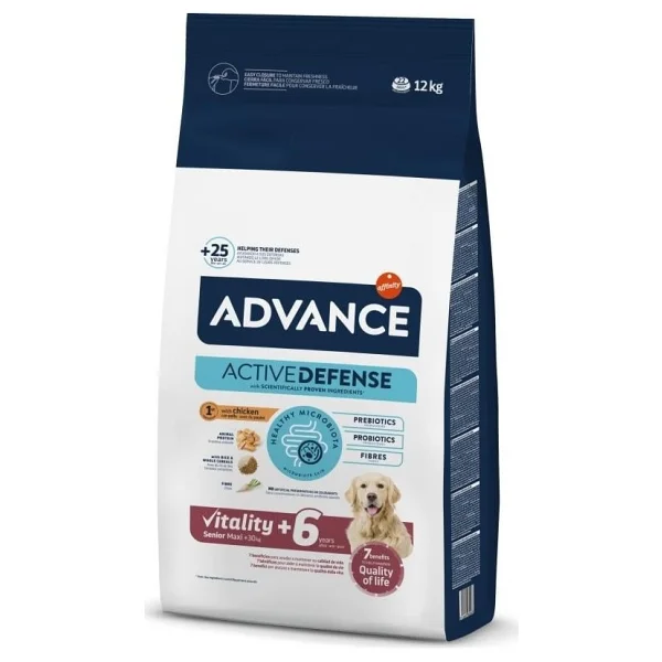 Advance Senior Maxi +6 Tavuklu 12 kg Büyük Irk Yaşlı Köpek Maması - Görsel 2