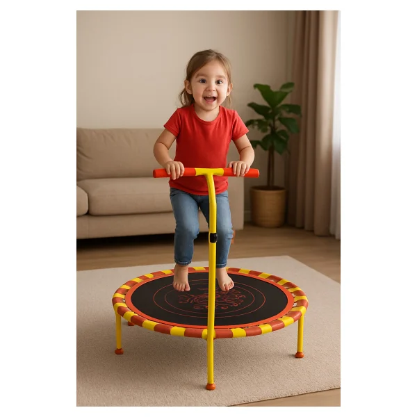 102 cm (40 Inç) Katlanabilir Tutunmalı Trambolin - Çocuklar ve Yetişkinler Için Eğlenceli ve Güvenli Zıplama - Görsel 8