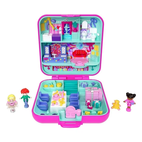 Polly Pocket 80.Yıl Dönümüne Özel Nostaljik Kompakt Oyun Seti JGK22 - Görsel 2