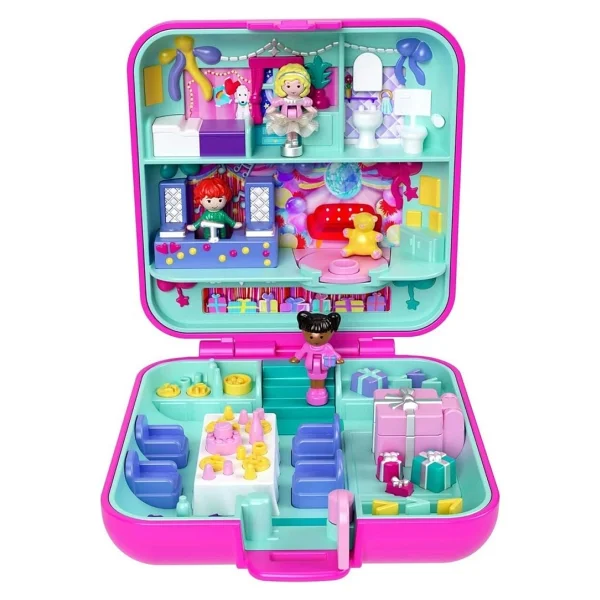 Polly Pocket 80.Yıl Dönümüne Özel Nostaljik Kompakt Oyun Seti JGK22 - Görsel 3