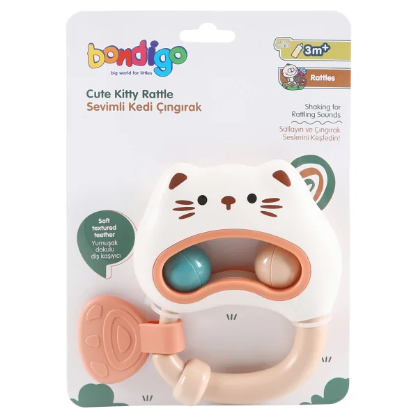 Bondigo BL1053 Sevimli Kedi Çıngırak - Görsel 2