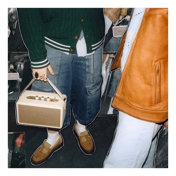 Marshall Kilburn III Krem Bluetooth Hoparlör - Görsel 3
