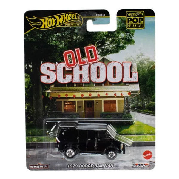 Hot Wheels Premium Pop Culture Old School 1979 Dodge Ram Van HXD63-HVJ38 - Görsel 2