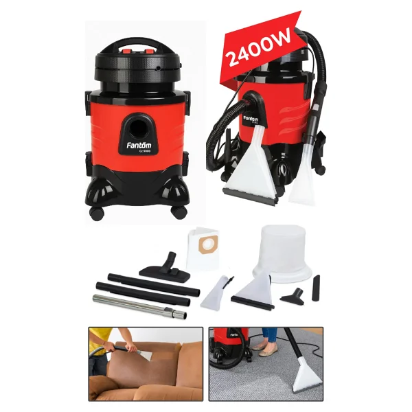 Fantom Jumbo CC 9000 2400 W Halı Yıkama Makinesi - Görsel 7